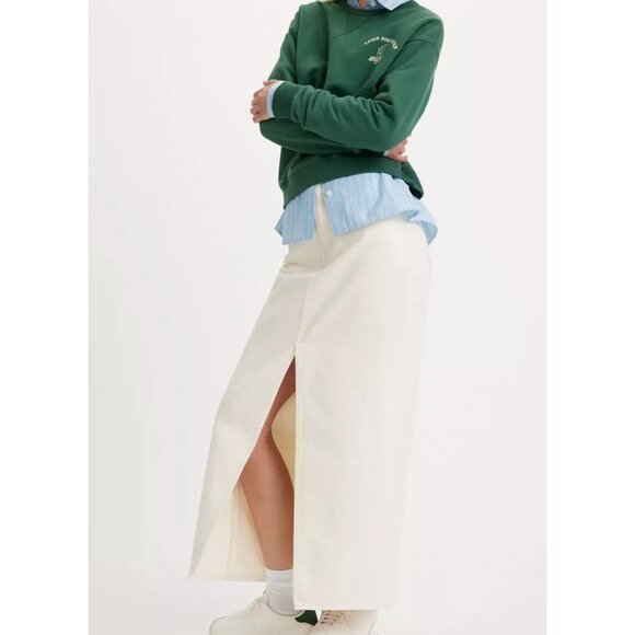 Levi's Cream Maxi Skirt - Picture 7 of 8